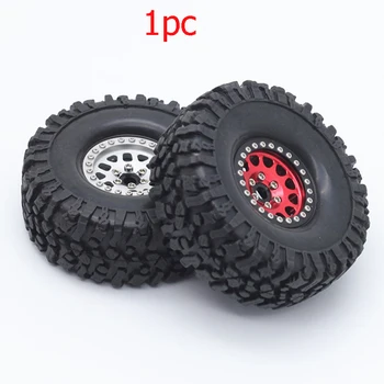 

1PC 1.9inch Tire Metal Wheel Hub + 120mm Dia Skin 12mm Combiner Tyre for RC Car Climbing SCX10 90046 Crawler