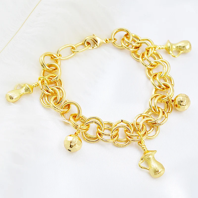 

ZEA Dear Jewelry Vintage Charm Bracelet For Women Hand Chains Link Chain Hot Selling Bracelet For Wedding Ball Jewelry Findings