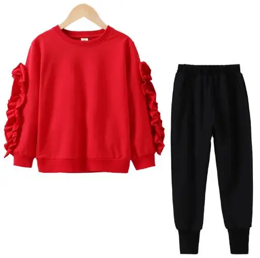 

Girls Clothing Set Casual Kids Sport Suits For Girls Children Tracksuits 4-12Y Girl Spring Autumn clothes