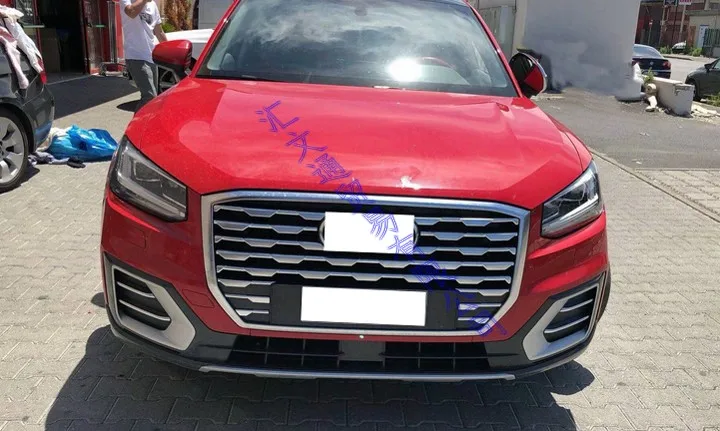 14 шт. накладки на решетку радиатора для AUDI Q2 2018 2019|Хромирование| |