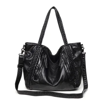 

Luxury Brand Genuine Leather Handbags Women Bags Designer Women's Shoulder Bags For Women 2018 Large Capacity Casual Tote X67