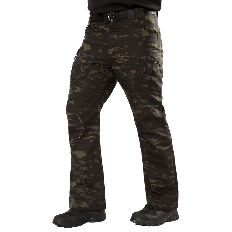 Camouflage Tactical Pants Men Ix9 Rip stop Waterproof Military Pants ...