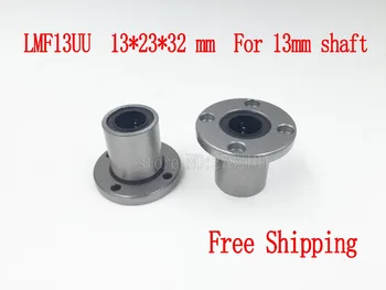 

2pcs/lot Free shippingLMF13UU 13mmx23mmx32mm 13mm round flange linear ball bearing bushing for 13mm rod round shaft cnc part 1