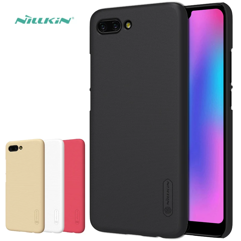 

for Huawei Honor 10 Nillkin Super Frosted Shield Hard Back PC Cover Case for Huawei Honor 10 Matte Phone Case + Screen Protector
