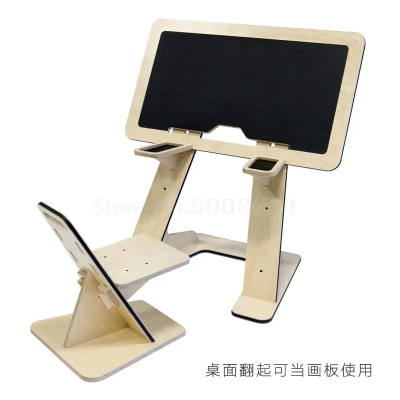 Learning Desk, Children's Desk, Writing Desk, Desk And Chair Set, Drawing Board, Blackboard Frame, Lifting Solid Wood, Simple An