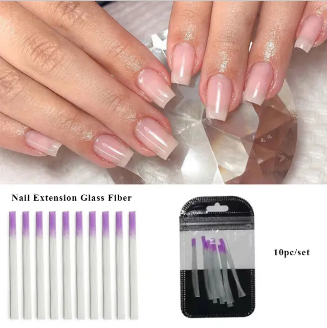 NEW fiberglass nails fiberglass nail salon extension glass fiber silk