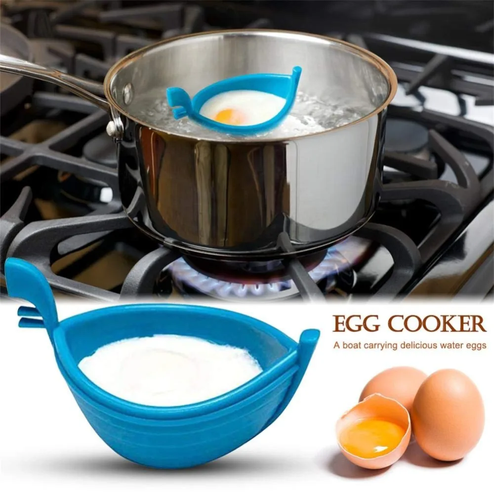 

Cute creative water wave egg boat egg cooker mold Making a heart-filled poached egg artifact