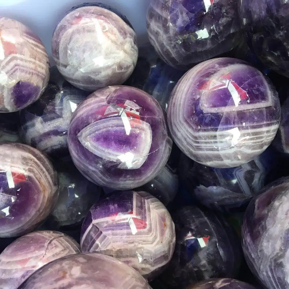 20mm Purple Crystal Ball Quartz Glass Ball Table Decoration