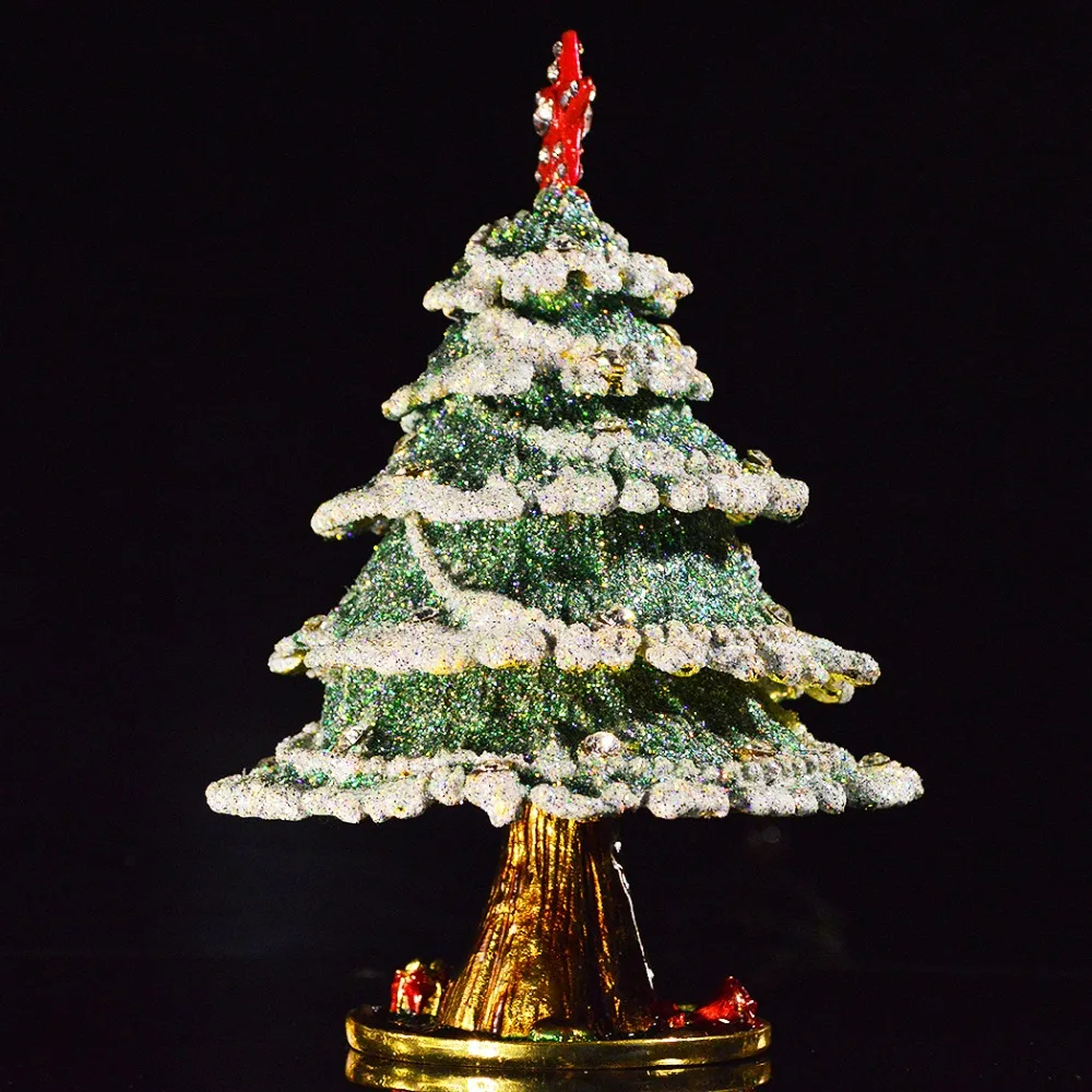 QIFU ручная работа Рождественская елка украшение дома для ювелирных изделий коробка