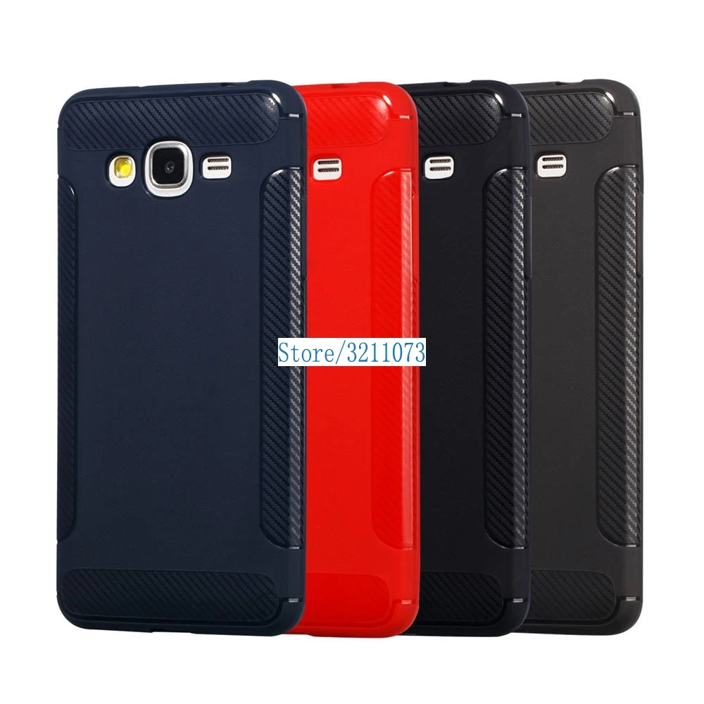 

For Samsung Galaxy Grand Prime 2015 SM-G530F G530H G530BT Matte Phone Covers Cases Carbon Case Soft Silicon TPU Cases Mens Woman