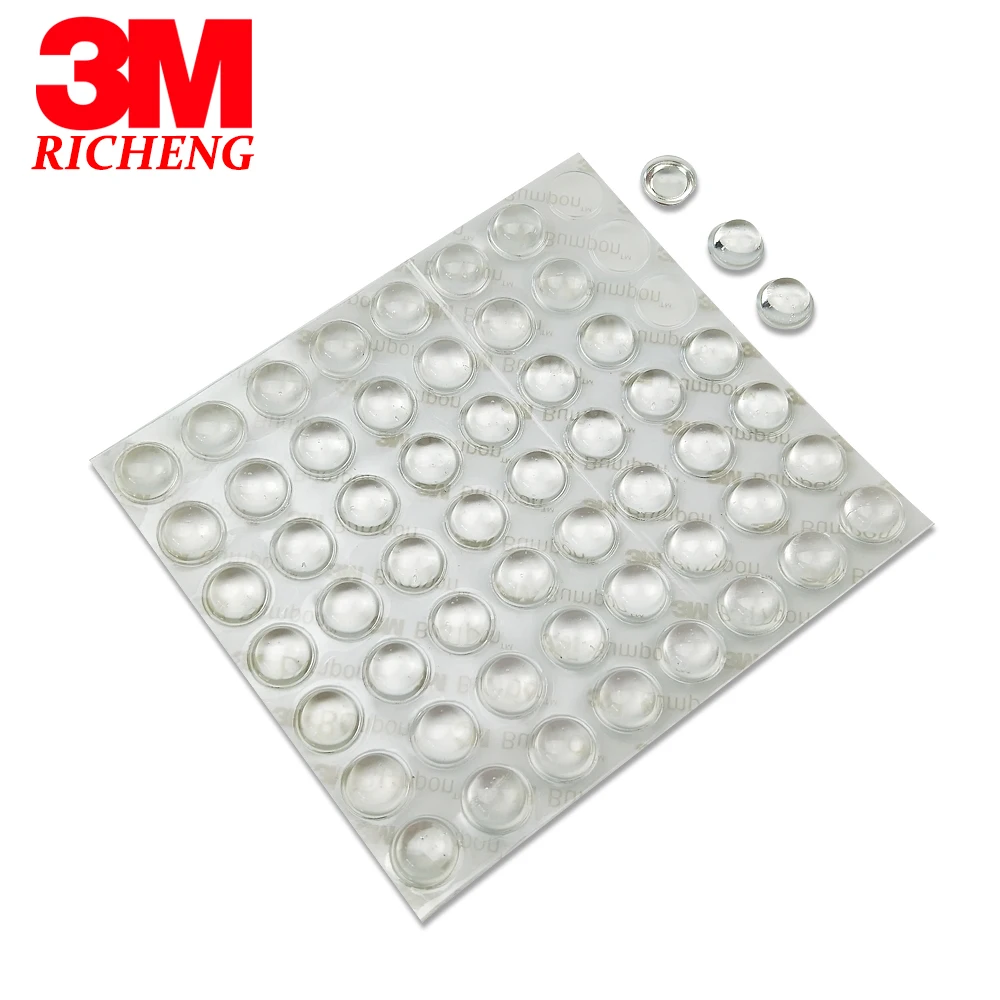 3M Bumpon Protective Products Clear 3M Adhesive Rubber Feet SJ5303