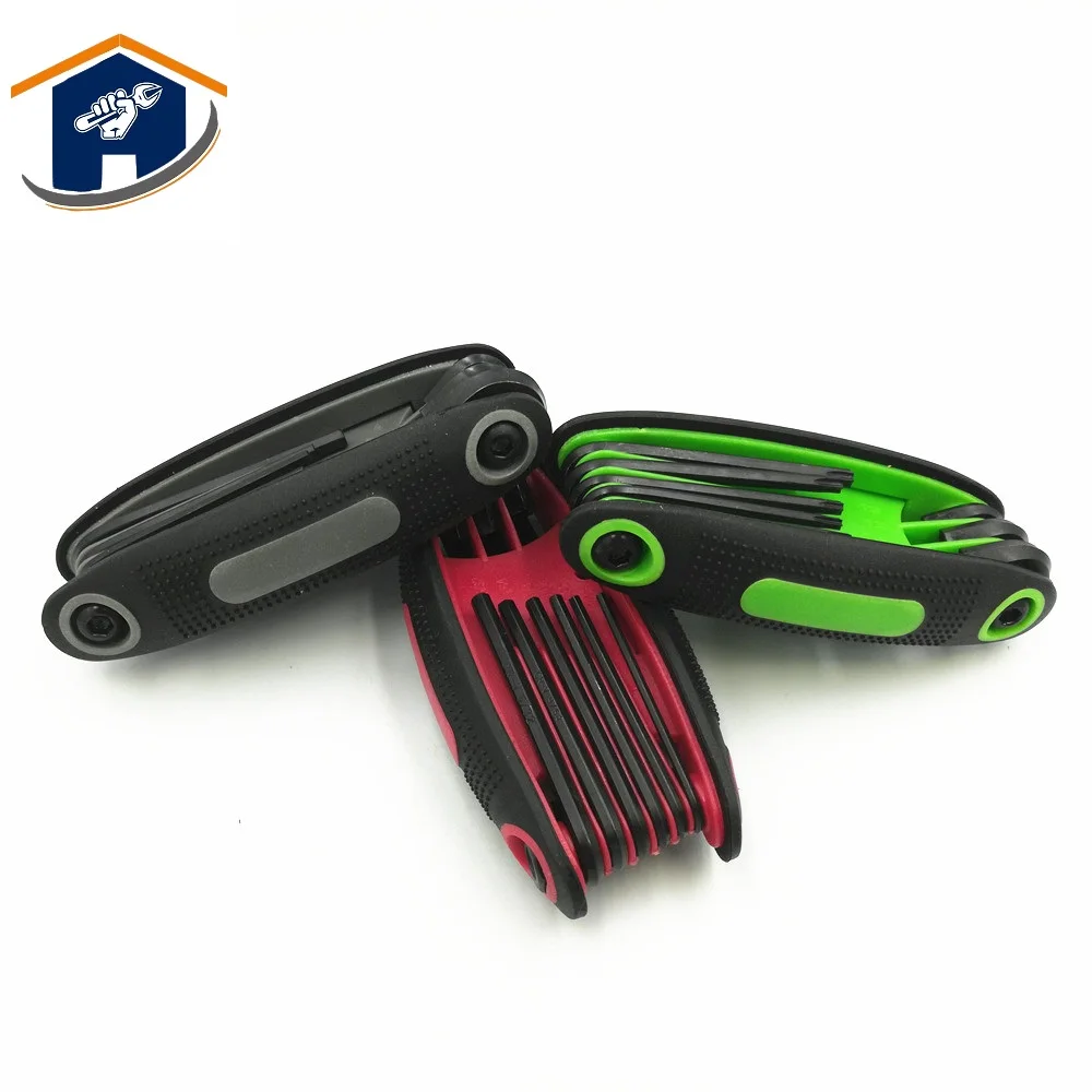 HS Tools 36 компл./лот шестигранный ключ набор складных шестигранных ключей SAE
