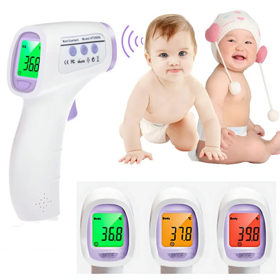 

Muti-fuction Baby/Adult Digital Termomete Infrared Forehead Ears Body Thermometer Gun Non-contact Temperature Measurement Device