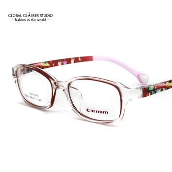 

Free Shipping Kids Eyeglasses Colorful Children's RX Eyewear Flexible & Light Animal Pattern Optical Frame for Boy & Girl 18127