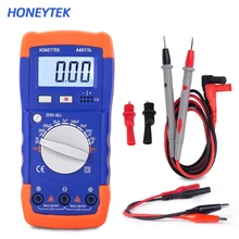 HONEYTEK цифровой capacimetro измеритель емкости электроники измерительный конденсатор тестер с измерительным наконечником тестовый свинец+ зажимы аллигатора