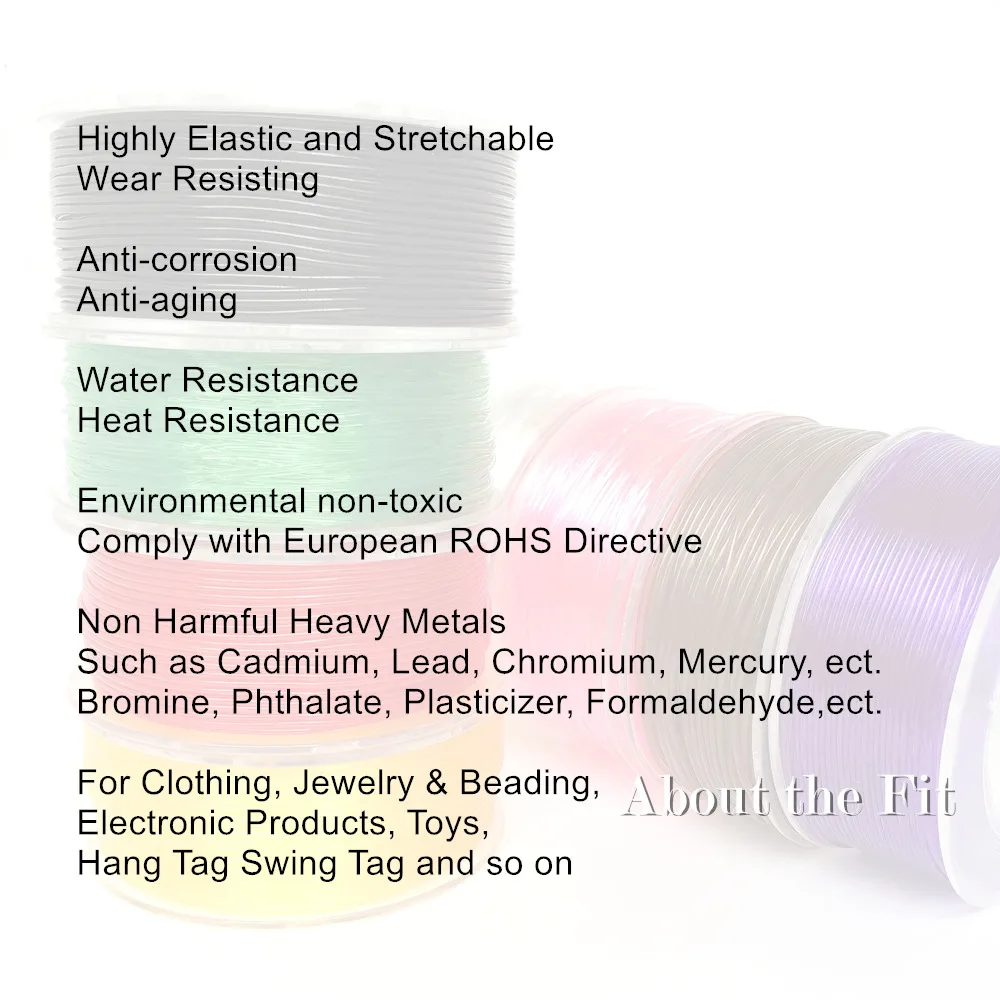 Online Über die Fit 1,0mm 200 M Kristall Elastische Themen Stretch Saiten Perlen Cords DIY Schmuck Zubehör Crafting Schnürung Erkenntnisse