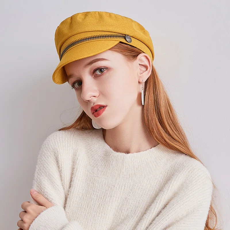 

Newsboy Cap Beret Women Vintage Beret Painter Winter Hats For Women Men Octagonal Caps Female Bone Male New Classic Vintage