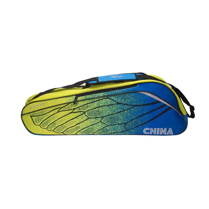 Li-Ning сумка для ракетки для бадминтона первой необходимости полиэстер 3 ракетки нагрузки профессиональные спортивные ракетки сумка ABJM096 EONF17 - Цвет: ABJM096 2H