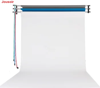 

Studio Photography 3 Roller Portable Backdrop Ceiling Wall Light Stand Mounting Manual Background Support System CD05 T01