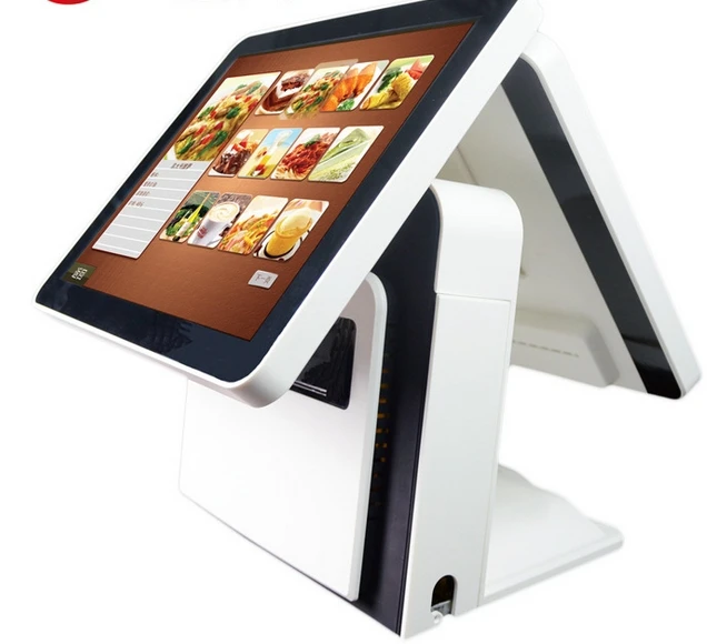 15 дюймовый выходной терминал Android touch dual lcd pos терминал|terminator|terminal androidterminal |