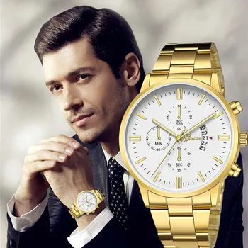 

Men's Watches Quartz Analog Date Sport Gifts saat erkekler man watch 2019 orologio uomo reloj hombre marca de lujo montres homme