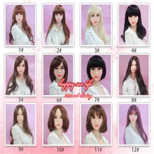 WM Doll Wigs for sex doll, Wigs for silicone sex dolls, fit for 125cm, 135cm 140cm 145cm 153cm 155cm 161cm 163cm 165cm doll
