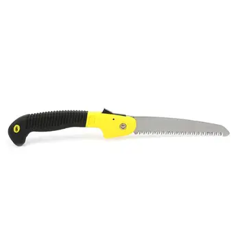 

Portable Folding Hand Saw Steel Blade Trim Pruner with Safety Lock Convenient Lightweight Gardening Tool Non Slip Ergonomic Hand