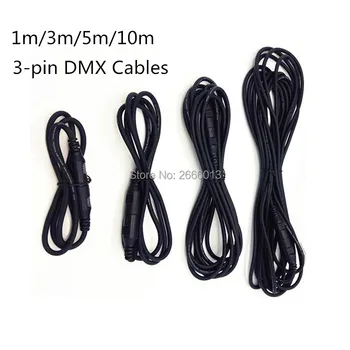 

1m/3m/5m/10m Length 3-Pin Signal Connection DMX Cable For Stage Disco Light Accessories DMX Cable Signal Line For DJ Moving Wire