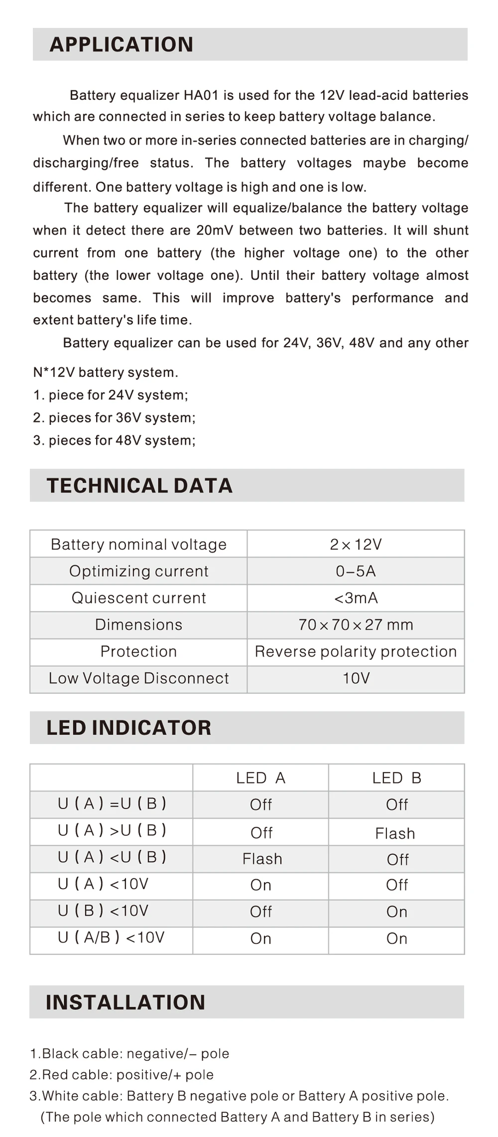 HA01 User Manual
