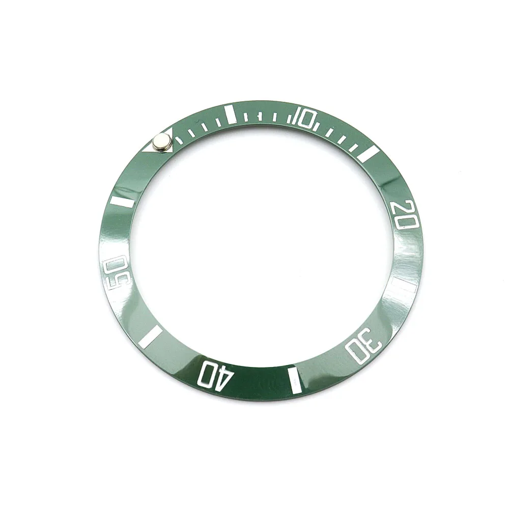 Drop Shipping 38mm Green Ceramic Watch Bezel Top Quality Insert For Submariner