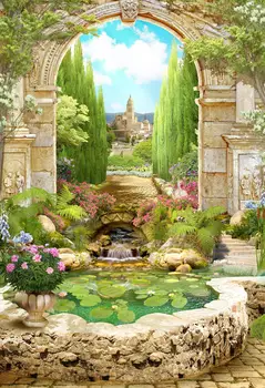

Floral Flowers Custom Wedding Tapestry photography filming booth Newborn Backdrop Wall Decoration Banner Bridal Shower XT-6044