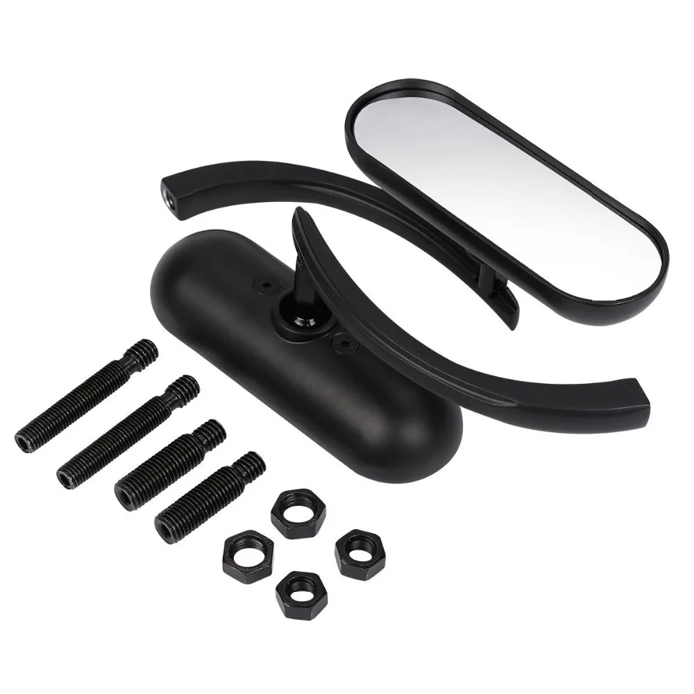 

Mini Oval Micro Rearview Mirrors For Harley Dyna Electra Glide Night Train Fatboy Sportster 883 XL Softail