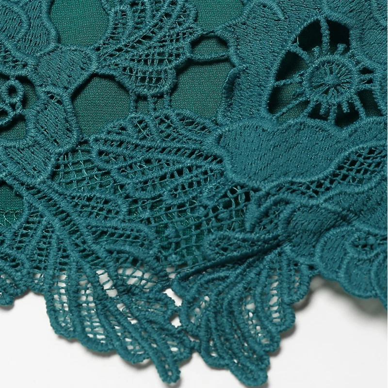 Kenancy Sexy Hollow Out Lace Dress Women Party & Office Elegant Sheath Bodycon Pencil Evening Vestidos With Lining 5 Colors