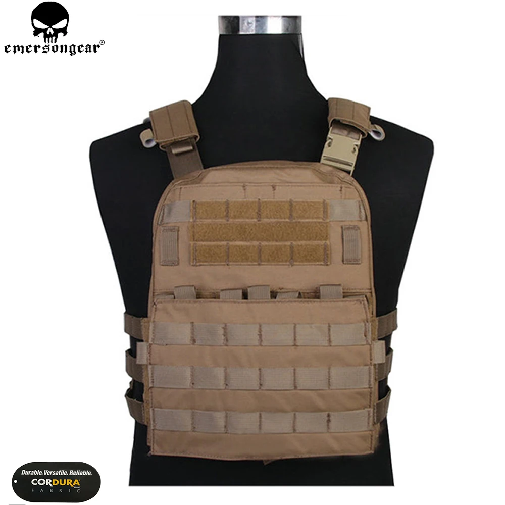 EMERSONGEAR CP Style Lightweight AVS Vest Airsoft Combat Paintball Hunting Molle Plate Carrier Vest Multicam Black Vest EM7398