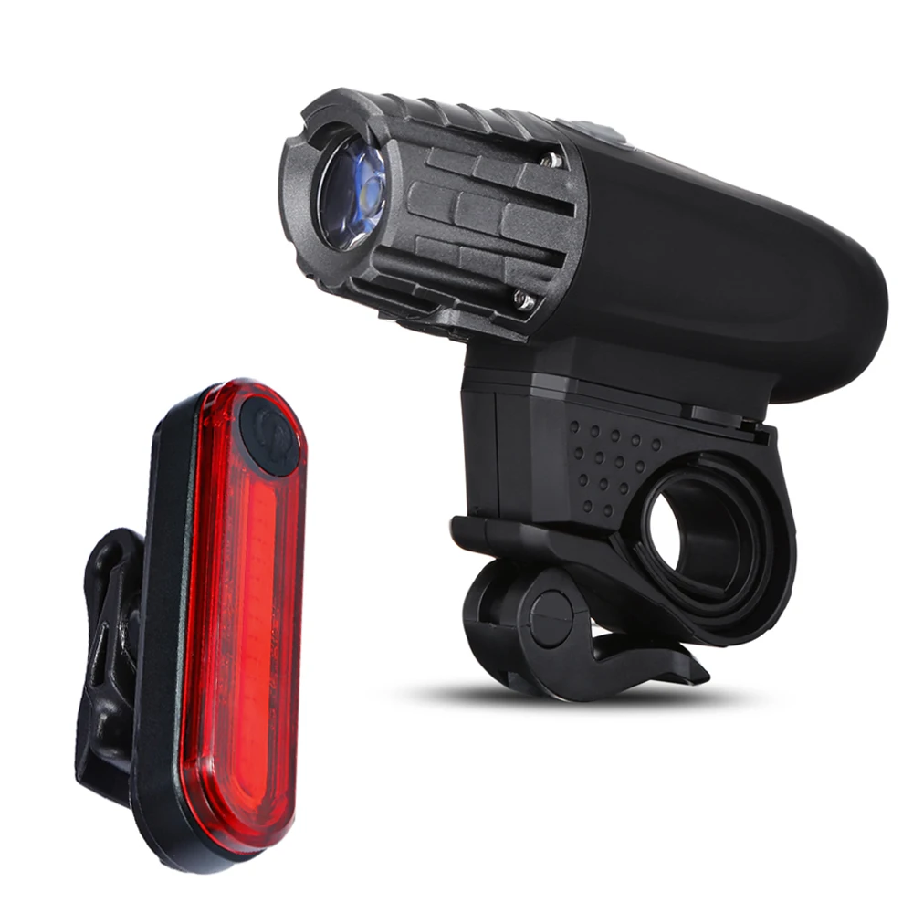 USB Bicycle Front Light USB Rechargeable Bike Light Cycling Tail Light