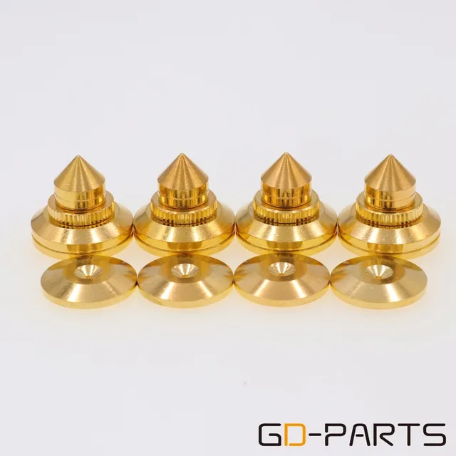 Buy Brass Speaker Spikes Amplifier DAC Isolation Cone