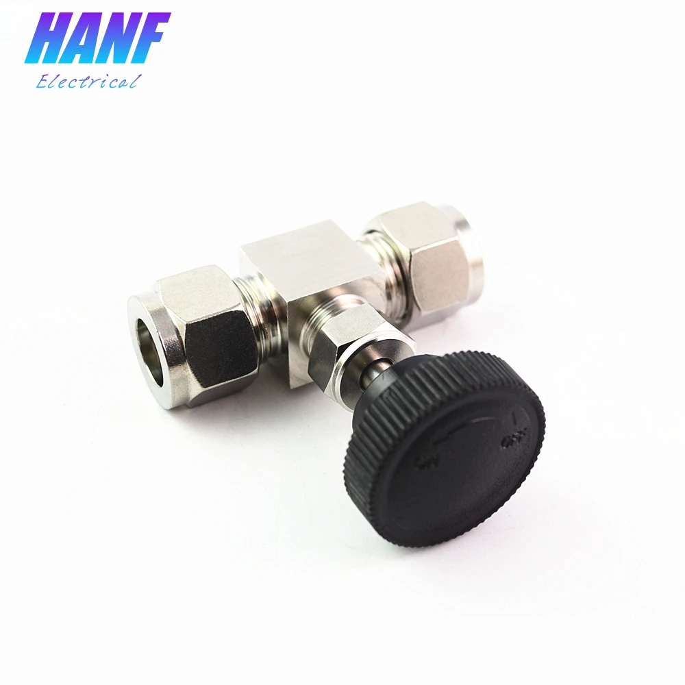 1 шт. интегральный игольчатый клапан капота 1/2 O.D 12 7 мм SS304 регулируемая ручка