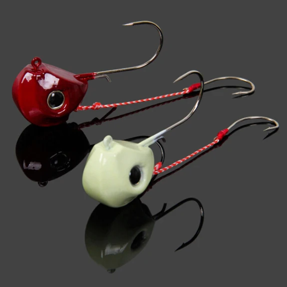 

Hot selling 60g 80g madai fishing jig lure two barbed hook string hook lead fishing lure artificial bait metal jig bait
