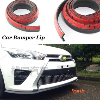 

Auto Front Lip Deflector Skirt Bumper Lips Splitter For Toyota Reiz Venza Vios Vitz Yaris Belta Limo Etios Innova iQ Sienna