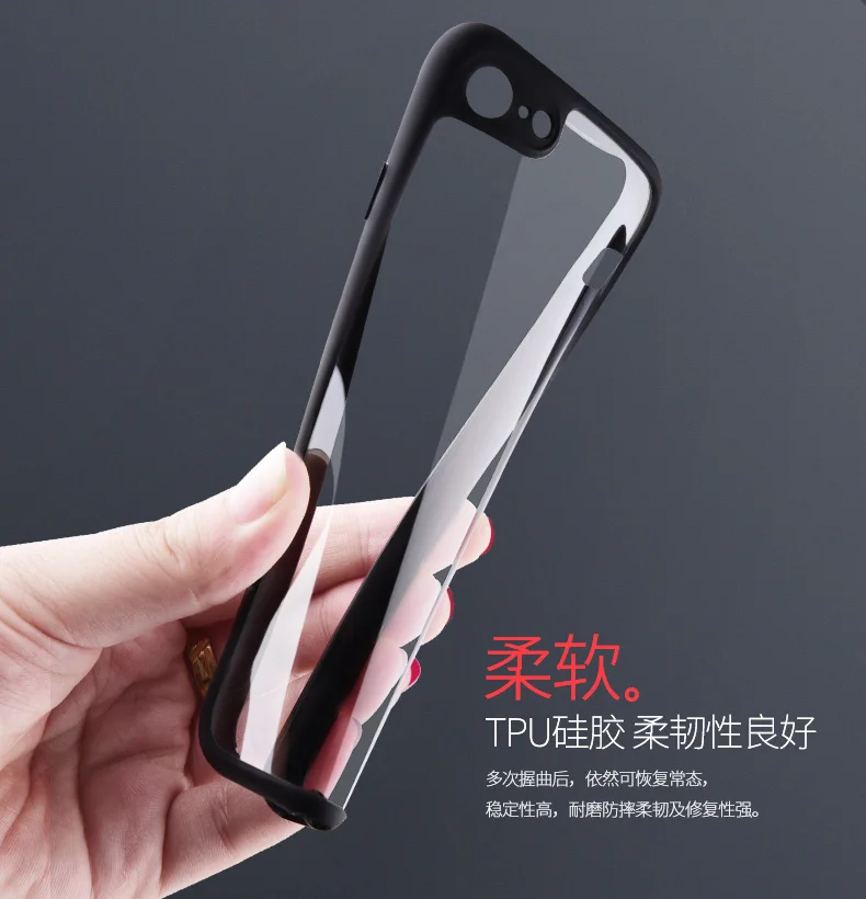 

Newest 100% original Boomboos slim high end 0.28mm transparant silicon case for iphone 7 8 (4.7'') for iphone7/8 plus (5.5'')