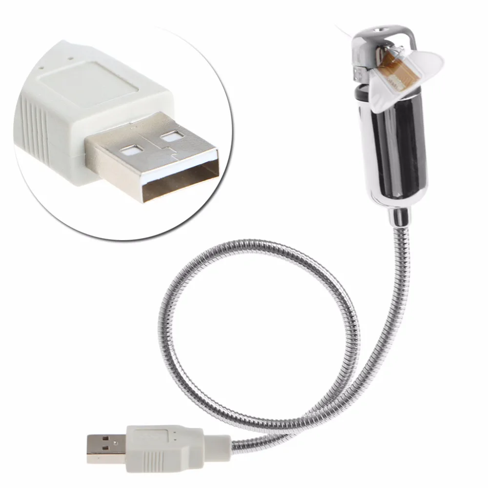 Новый DIY гибкий гусиная шея программируемые вентиляторы USB светодиодный мини RGB