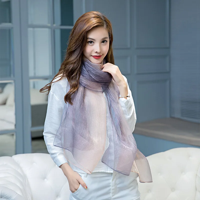 

100% real silk scarf for women big long scarves female muslim wrap women hijab women shawl