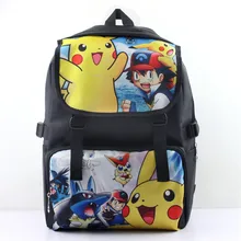 New Fashion Pokemon Cosplay School Bags Backpack Pocket Monster Shoulder Bags Boys Girls Pikachu Lovely Laptop Rucksack Bagpack