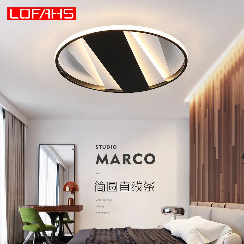 

LOFAHS modern led chandelier with remote high brightness lights For Living Room Bedroom Home Chandelier ceiling Fixtures