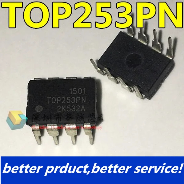 

Free shipping 50PCS/LOT TOP253PN TOP253 253PN 253 DIP7 Goodquality
