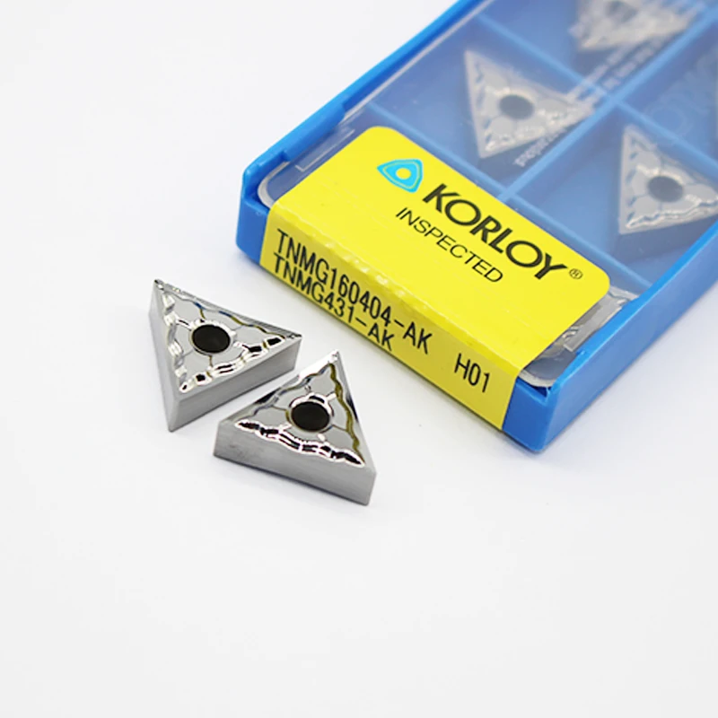 

10pcs TNMG160404 AK H01 Aluminum Turning Inserts Carbide Round Blade TNMG 160408 cnc Lathe Cutter Aluminum Copper Tool