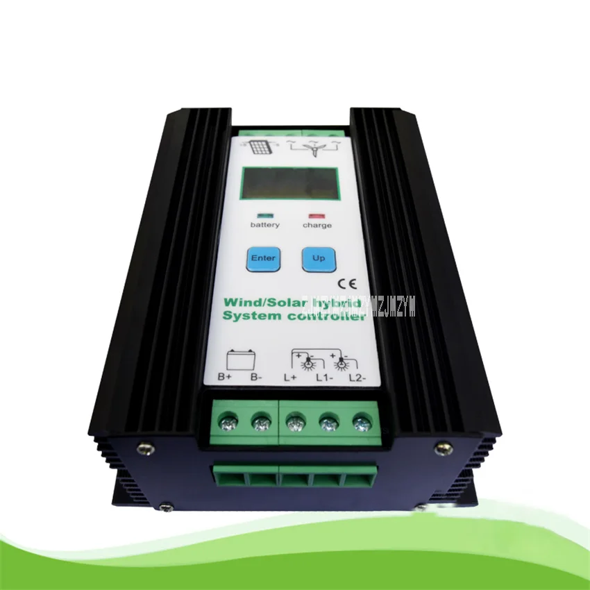 

High-quality JW2460 Wind Solar Hybrid Controller LCD Fan 12V/24V 600W+ Solar Module 600W Intelligent Hybrid Charge Controller