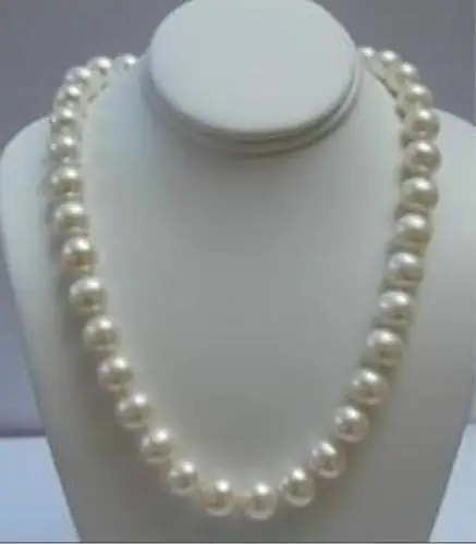 

Hot sale new Style >>>>>8-9MM White Cultured Akoya Pearl Necklace 17''