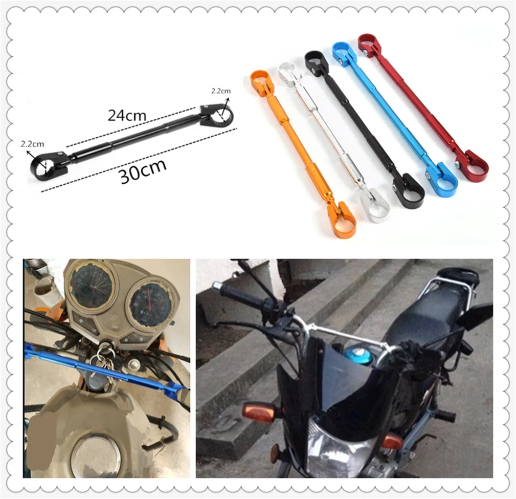 

Motorcycle styling handlebar balance bar reinforcement rod crossbar for HONDA CB190R VT1100 GROM MSX125 Honda XADV 750 X-11