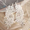 2Pcs 3D Flowers Lace Fabric Sequins Appliques Embroidery Lace Trims Sew On Patch For Wedding Dress DIY HB08 ► Photo 1/3